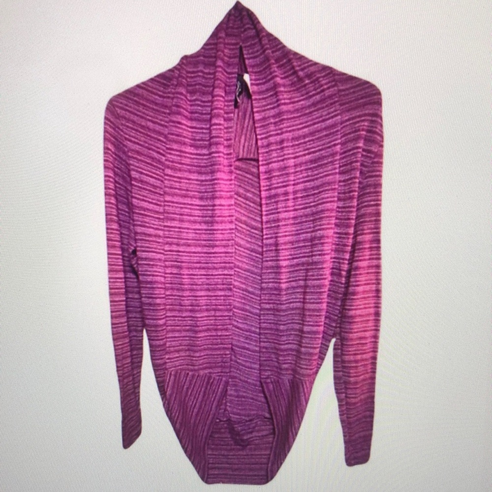 MIA Purple Shrug Poncho Lightweight Sweater